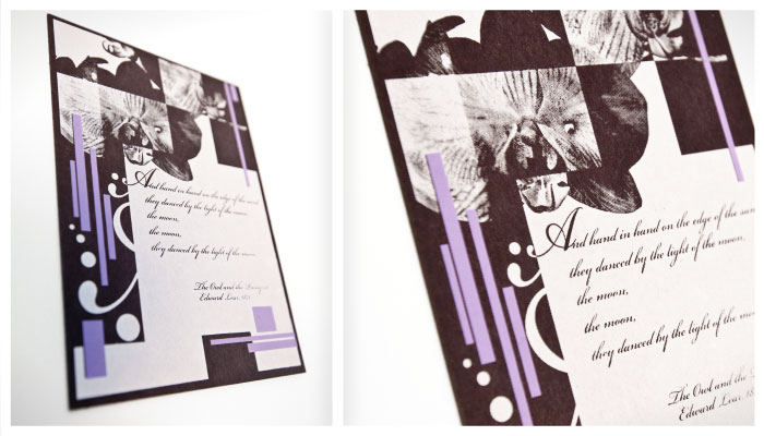 wedding,invitations,flowers,silk screen,printed,custom,luxurious,classy,classic